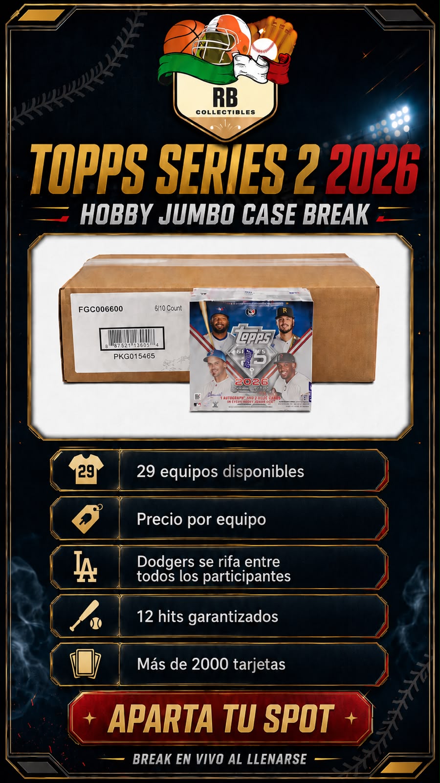 BREAK #21 MLB CASE SERIE 2 2026